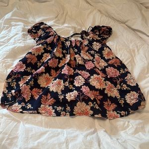 Blouse with tie back